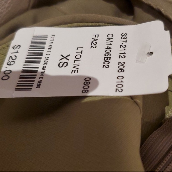 Fluted V neck Mini Dress - Picture 8 of 11